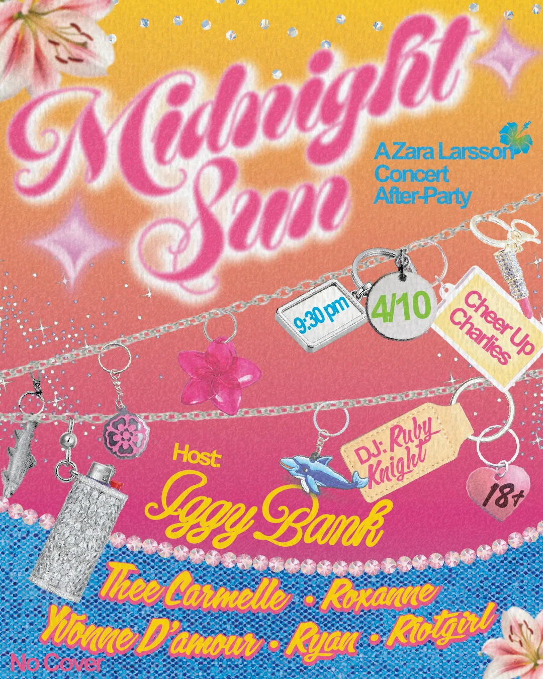 Midnight Sun: A Zara Larsson Concert After Party with Iggy Bank, Roxanne, Ryan, Riotgrl & more