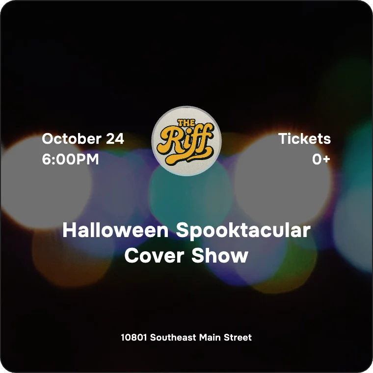 Halloween Spooktacular Cover Show