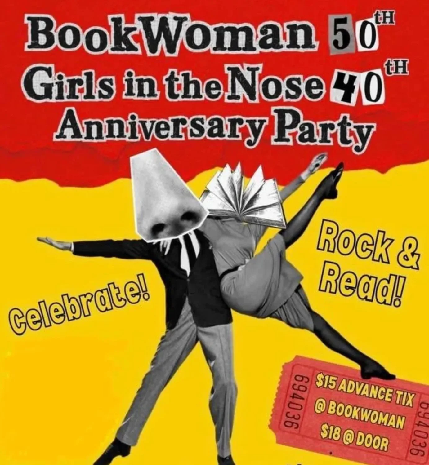 Bookwoman 50th Birthday Bash w/ Girls in the Nose + More!