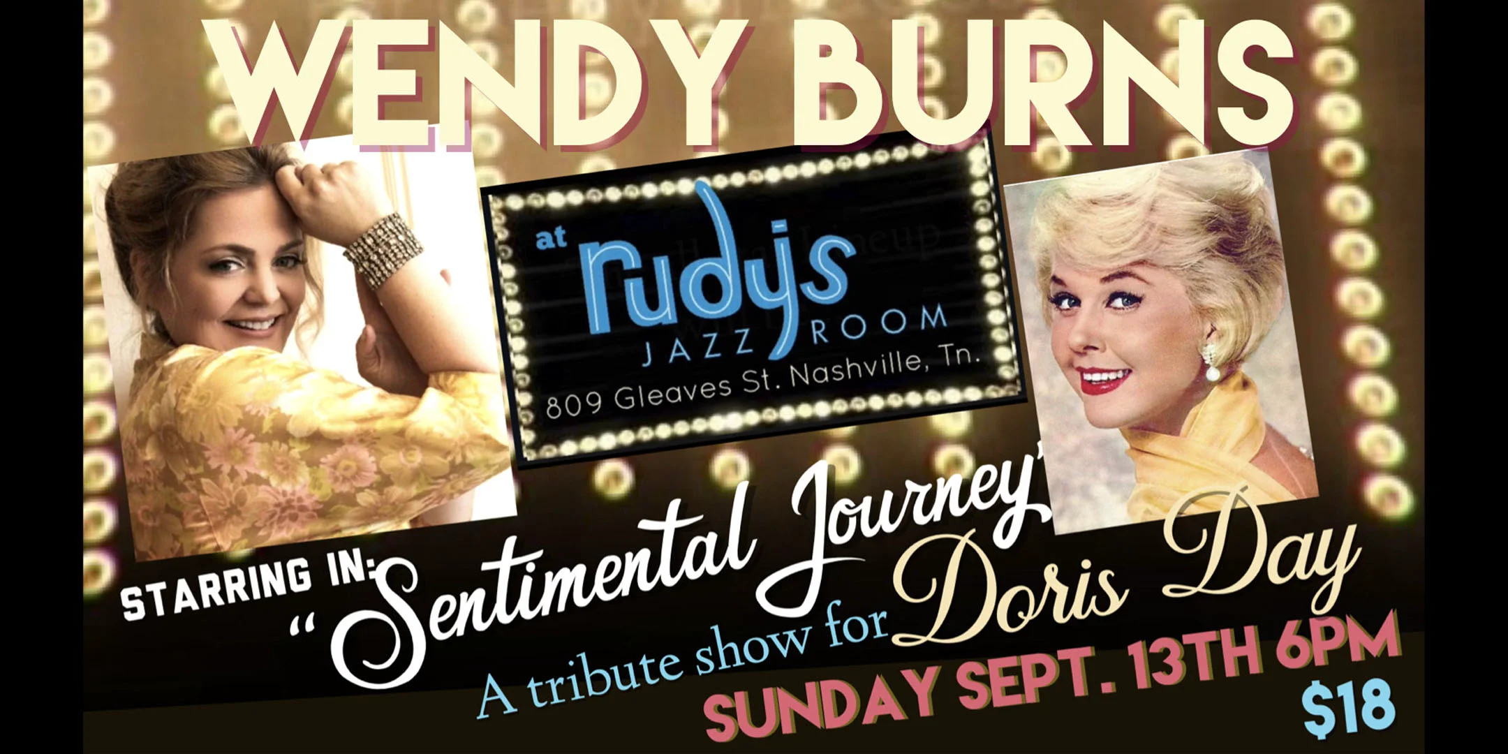Wendy Burns' "Sentimental Journey" - A Tribute to Doris Day