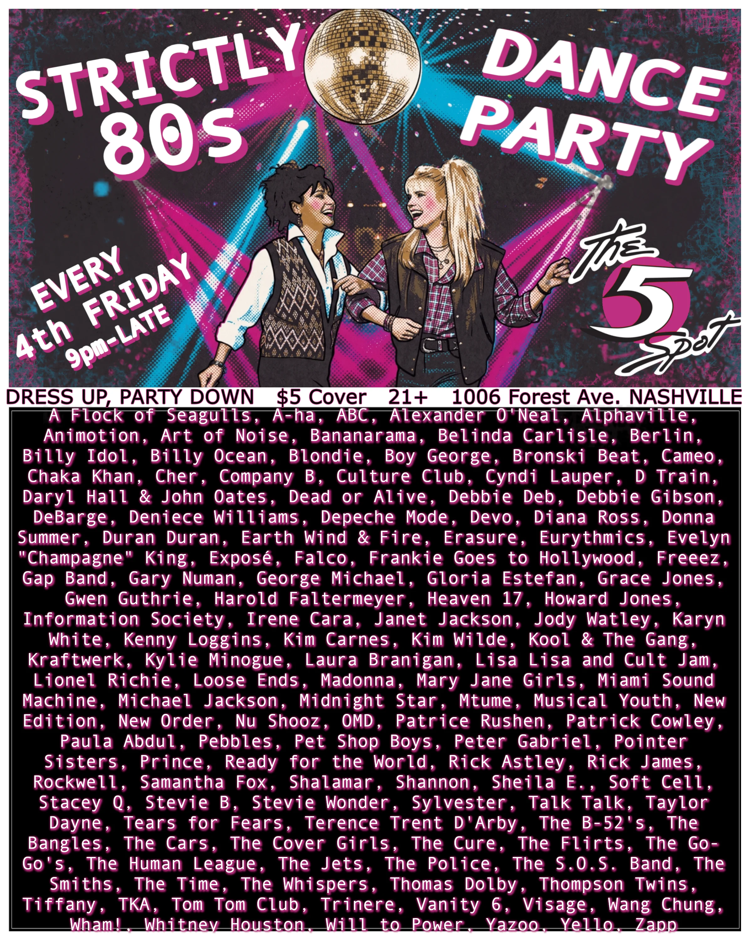Strictly 80's Dance Party