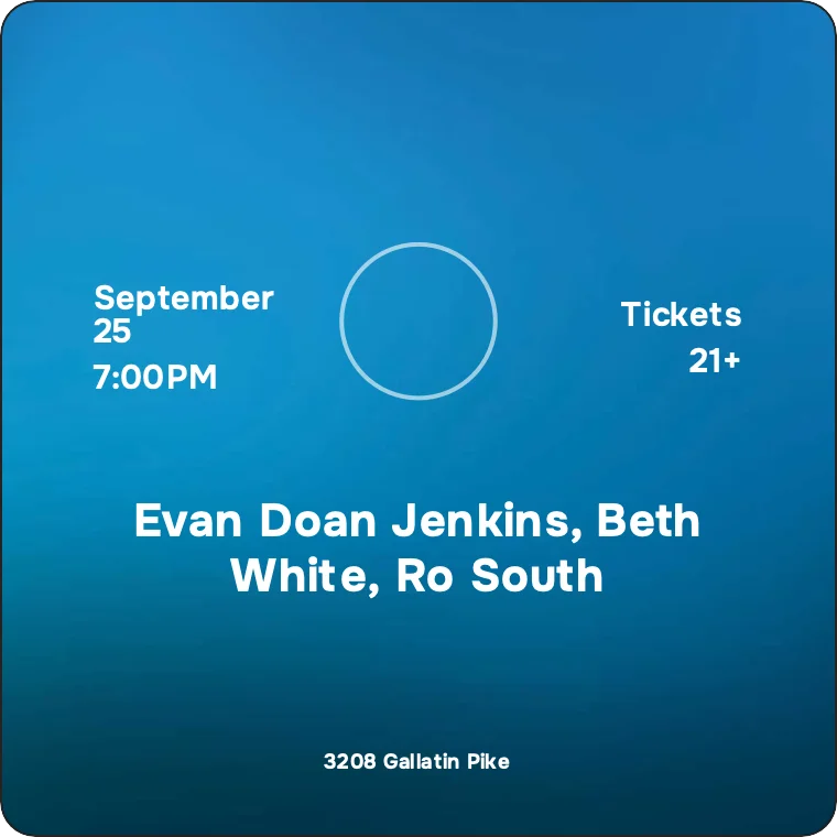Evan Doan Jenkins, Beth White, Ro South