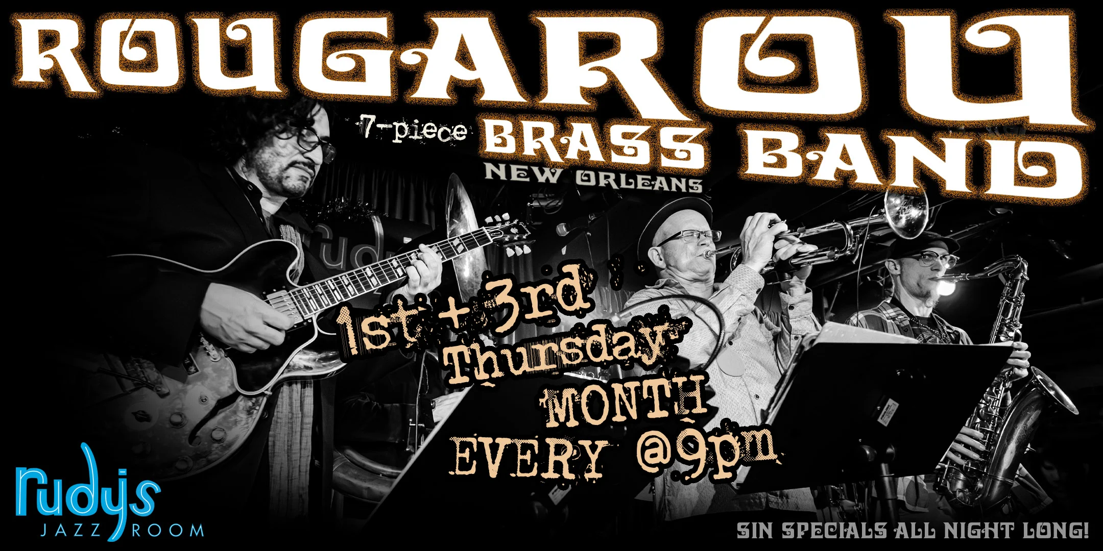 Rougarou 7-Piece New Orleans Brass Band