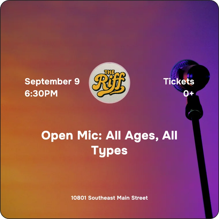 Open Mic: All Ages, All Types