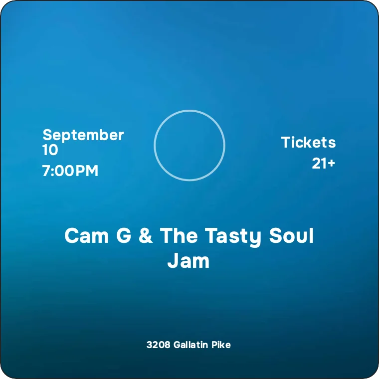 Cam G & The Tasty Soul Jam
