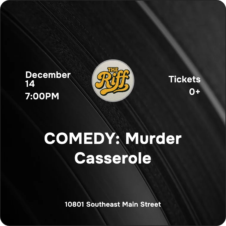 COMEDY: Murder Casserole