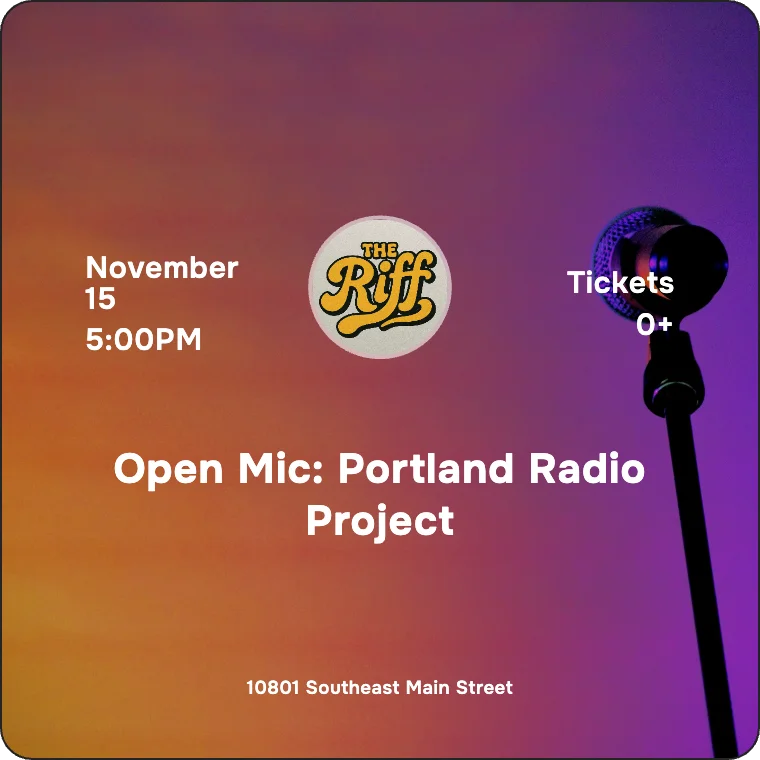 Open Mic: Portland Radio Project