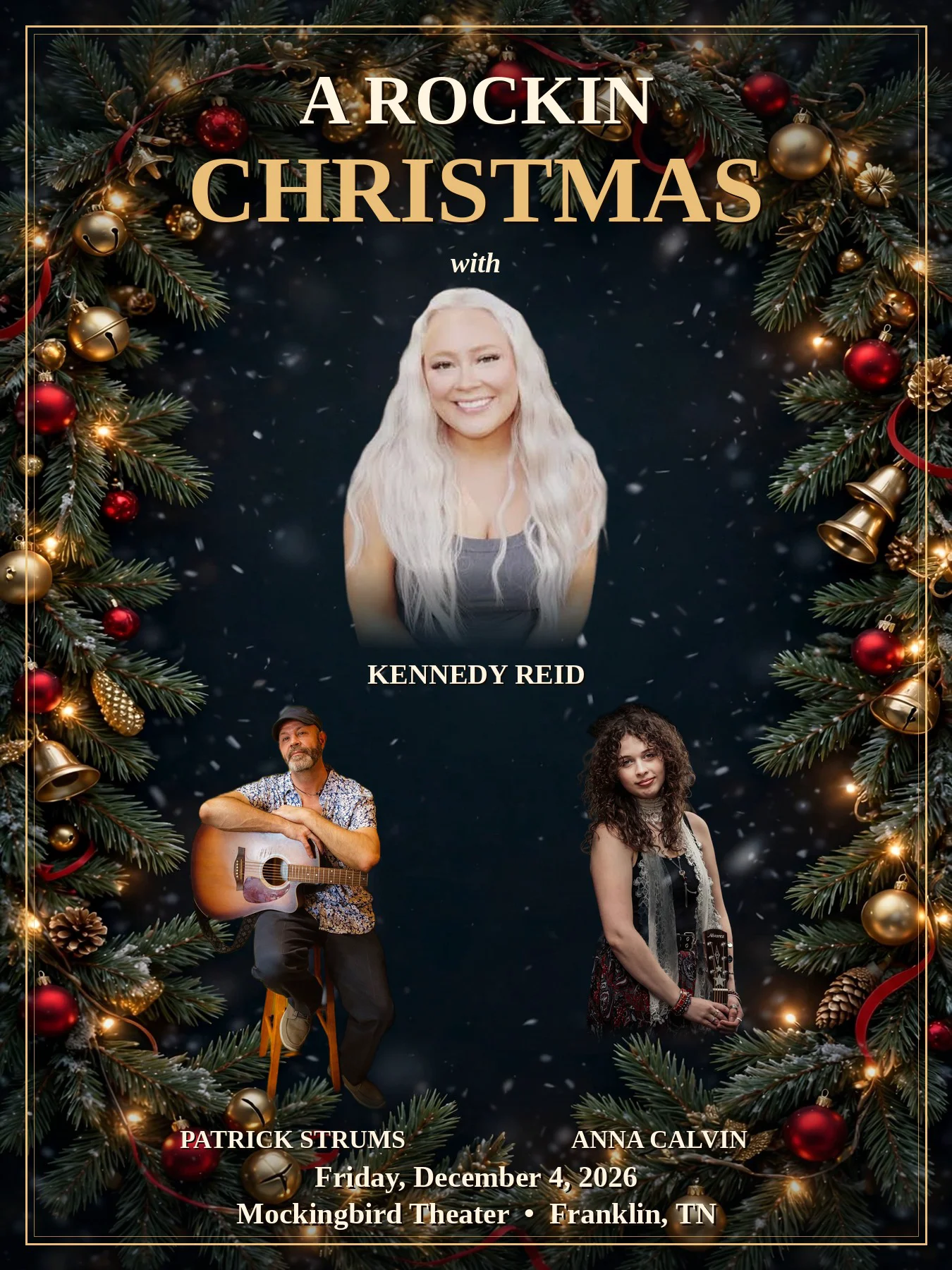 Patrick Strums, Anna Calvin, Kennedy Reid