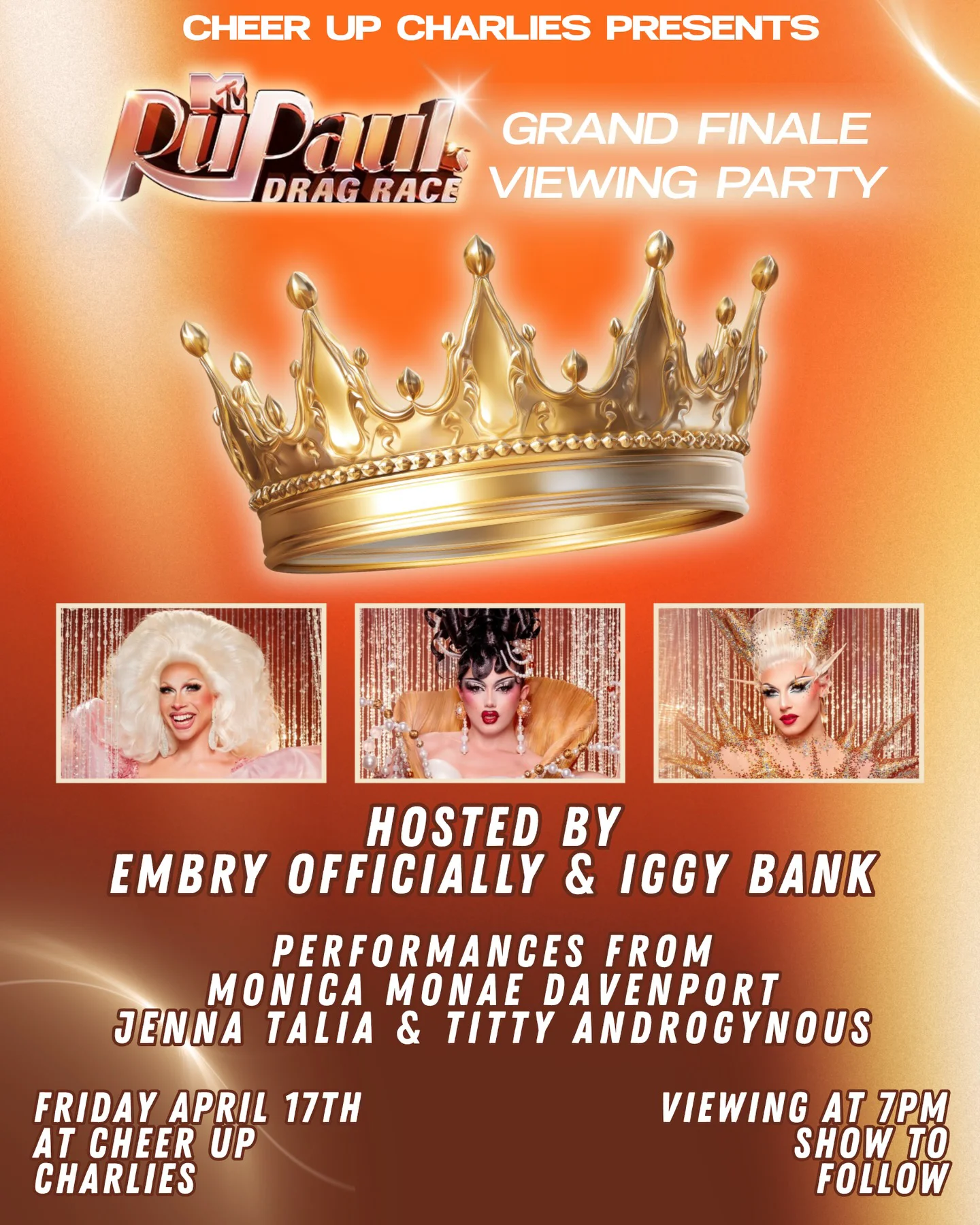 RuPaul's Drag Race Grand Finale Viewing Party